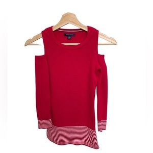 Cold-shoulder Tommy Sweater